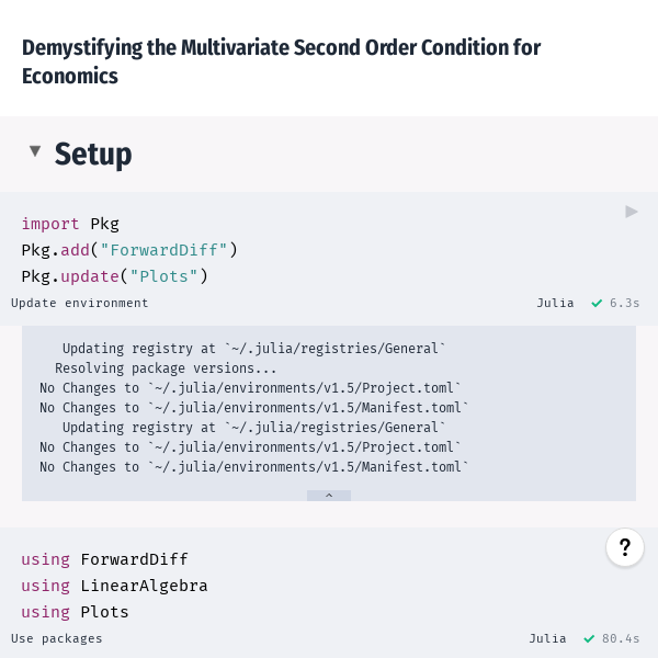 Maximizing in Multiple Dimensions - Nextjournal